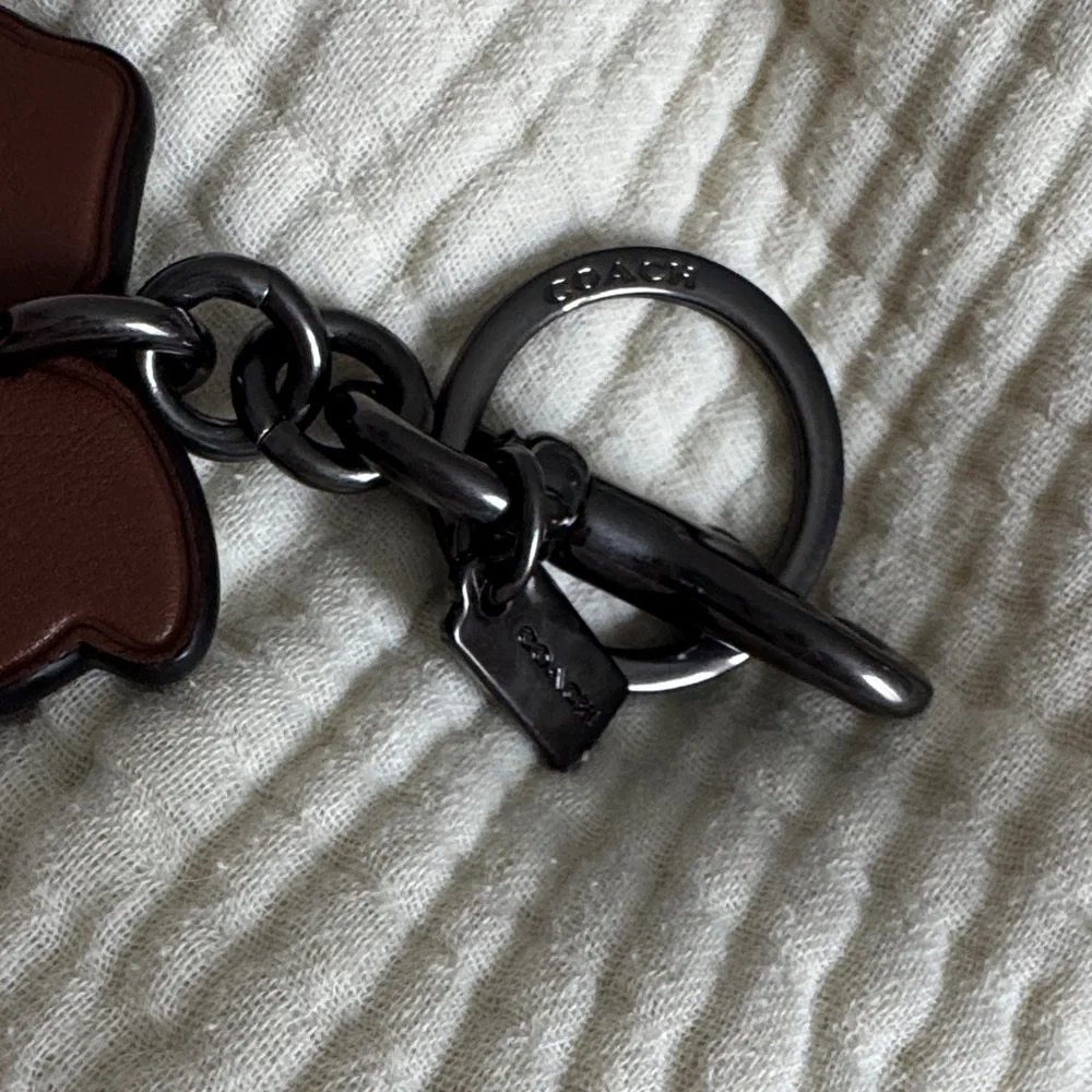 Coach Chelsea Champlain Skeleton Horse Brown Carriage Keychain - Picture 7 of 7